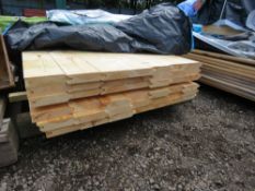 SMALL PACK OF TIMBER HEAVY DUTY UNTREATED BOARDS, 12.5CM WIDE X 3.5CM DEPTH X 1.2M LENGTH APPROX.