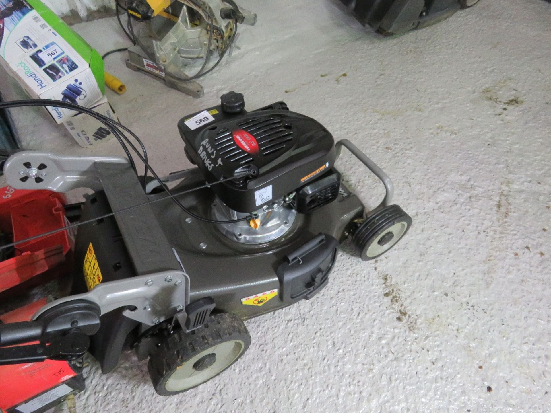 WEIBANG SELF DRIVE MOWER, YEAR 2020, LITTLE SIGN OF USE. WHEN TESTED WAS SEEN TO RUN AND DRIVE AND B - Image 5 of 5