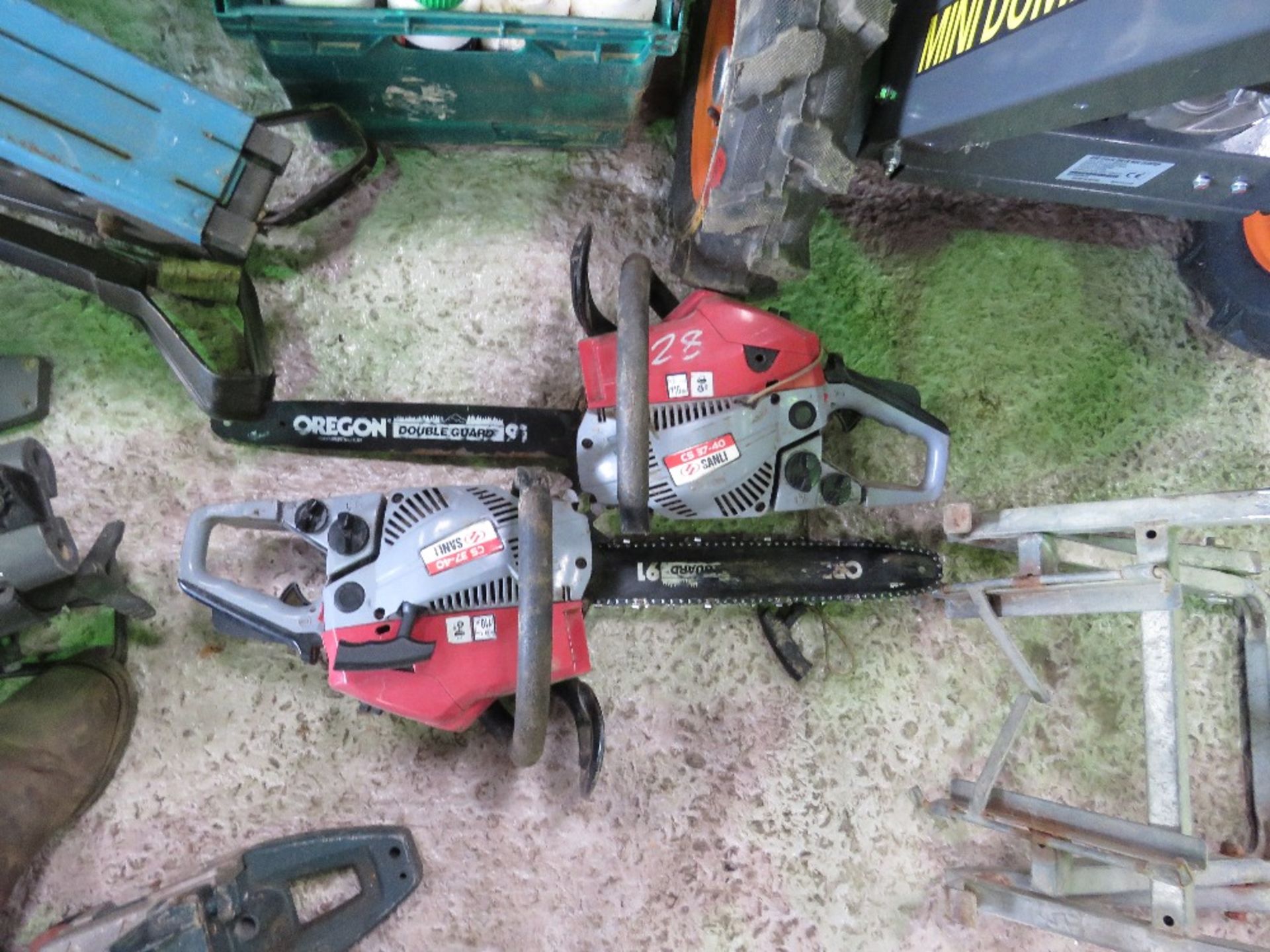 2 X PETROL ENGINED CHAINSAWS. - Image 3 of 4