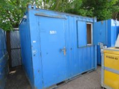 SECURE SITE OFFICE WITH KEY. 10FT X 8FT APPROX. SO11.