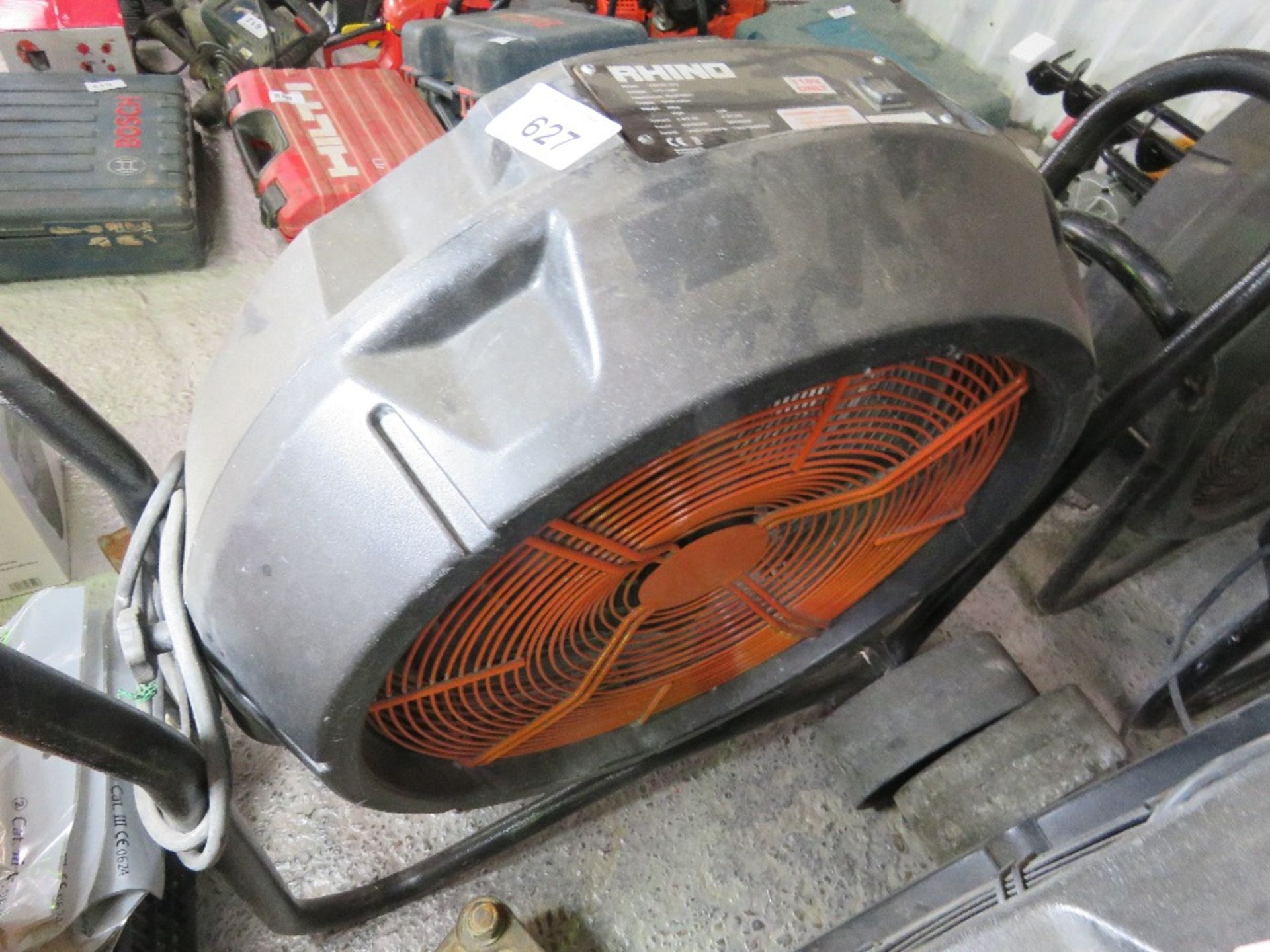 RHINO 110VOLT HIGH FLOW AIR FAN. THIS LOT IS SOLD UNDER THE AUCTIONEERS MARGIN SCHEME, THEREFORE NO - Image 2 of 3