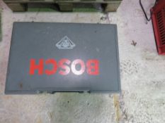BOSCH GD81600WE CORE DRILL SET IN A CASE. THIS LOT IS SOLD UNDER THE AUCTIONEERS MARGIN SCHEME, THER