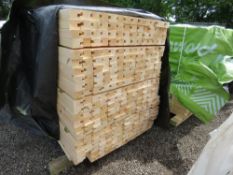 EXTRA LARGE PACK OF UNTREATED GROOVED "U" PROFILE TONGUE AND GROOVE FENCING TIMBER BATTENS 1.83M LE