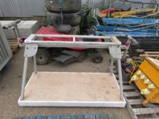 BOSCH GTA2600 PROFESSIONAL SAW TABLE STAND. THIS LOT IS SOLD UNDER THE AUCTIONEERS MARGIN SCHEME, TH