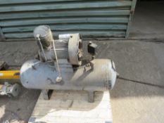 SMALL COMPRESSOR 240VOLT POWERED. THIS LOT IS SOLD UNDER THE AUCTIONEERS MARGIN SCHEME, THEREFORE NO