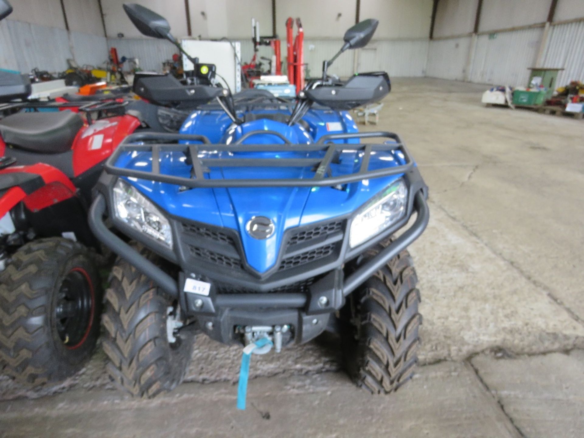 CFMOTO/QUADZILLA 450 4WD QUAD BIKE 4WD WITH WINCH. 7.8 REC MILES. WHEN TESTED WAS SEEN TO DRIVE, STE - Image 2 of 8