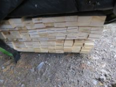ROUNDED PROFILE TIMBER BATTENS @ 2.4M LENGTH WITH MAX WIDTH 85MM APPROX.