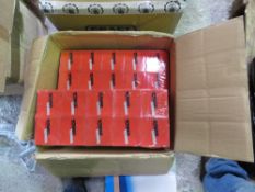 BOX OF TOWER CABLE CLIPS.