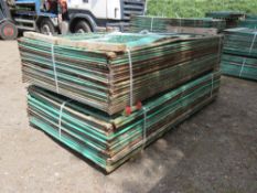 2 X BUNDLES OF ACROW SCAFFOLDING SAFETY MESH PANELS, 1.25M X 2.6M APPROX. 50NO IN TOTAL APPROX. TH