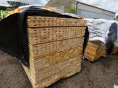 EXTRA LARGE PACK OF UNTREATED GROOVED TONGUE AND GROOVE PROFILE FENCING TIMBER BATTENS 1.83M LENGT