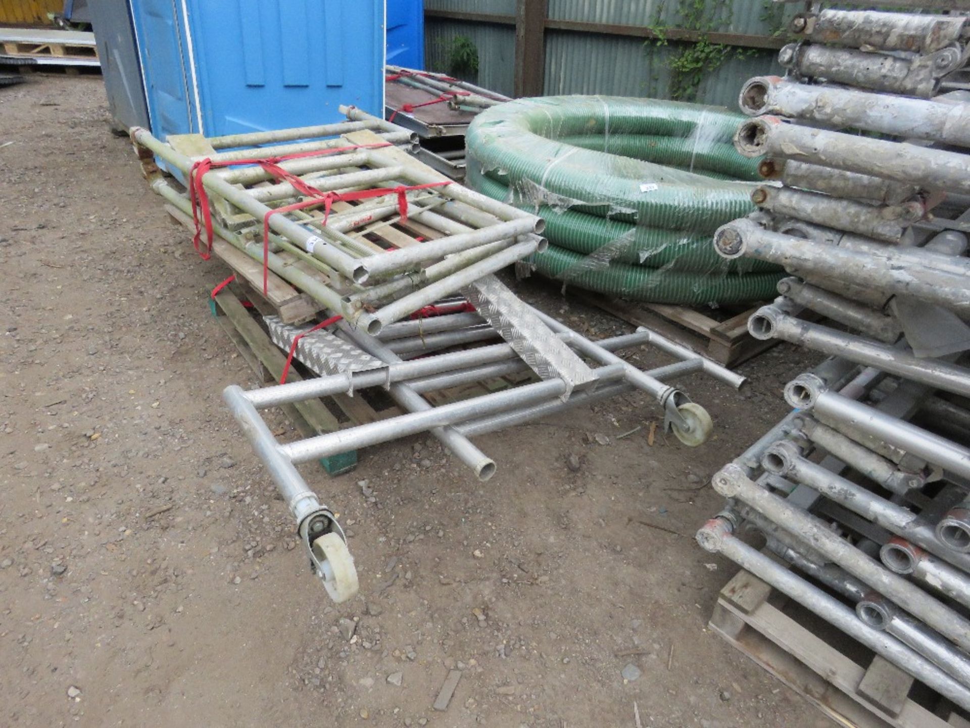 2 X ALUMINIUM PODIUM FRAMES. NO DECKS, FRAMES ONLY. THIS LOT IS SOLD UNDER THE AUCTIONEERS MARGIN SC - Image 2 of 4