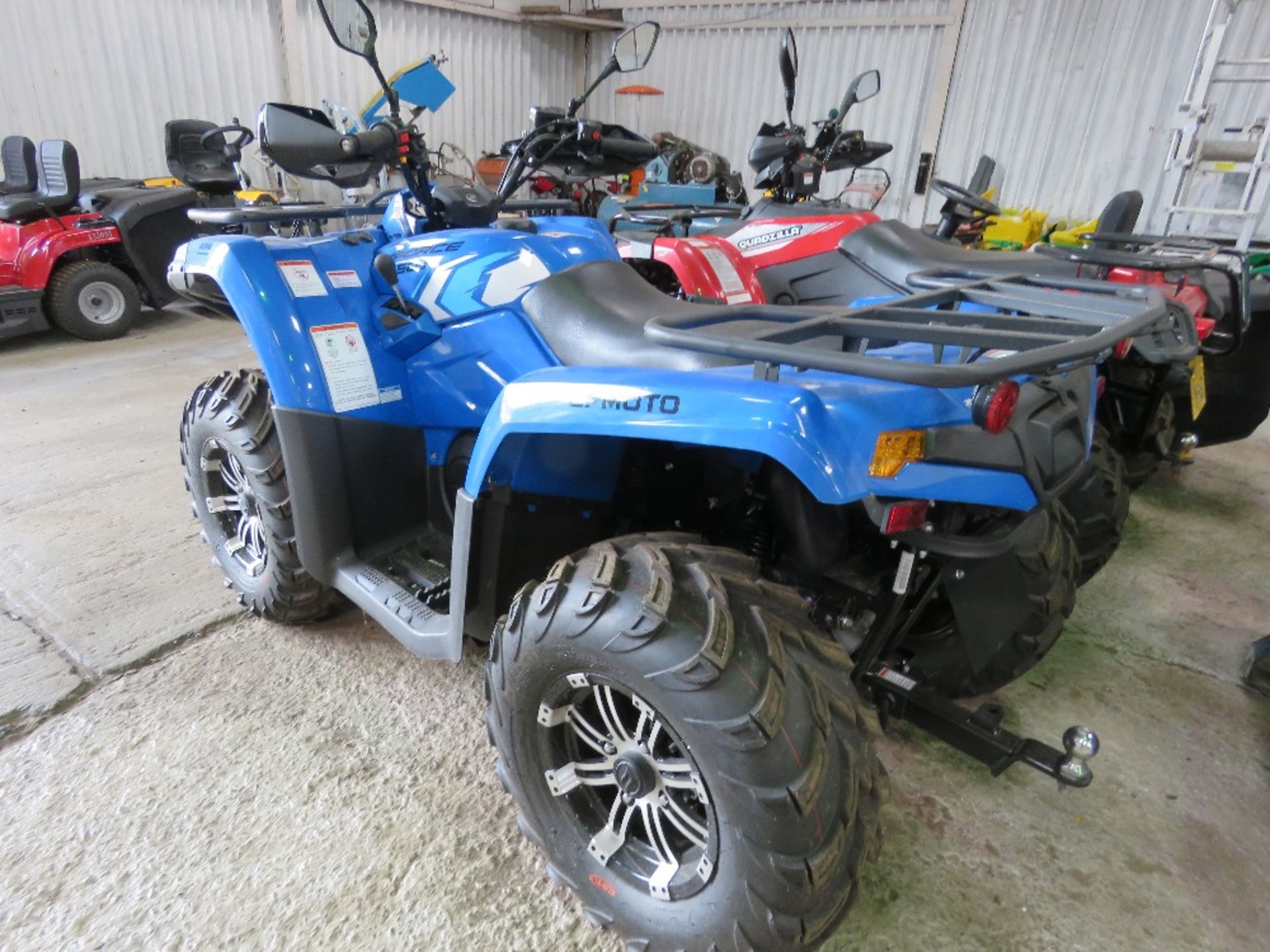 CFMOTO/QUADZILLA 450 4WD QUAD BIKE 4WD WITH WINCH. 7.8 REC MILES. WHEN TESTED WAS SEEN TO DRIVE, STE - Image 5 of 8