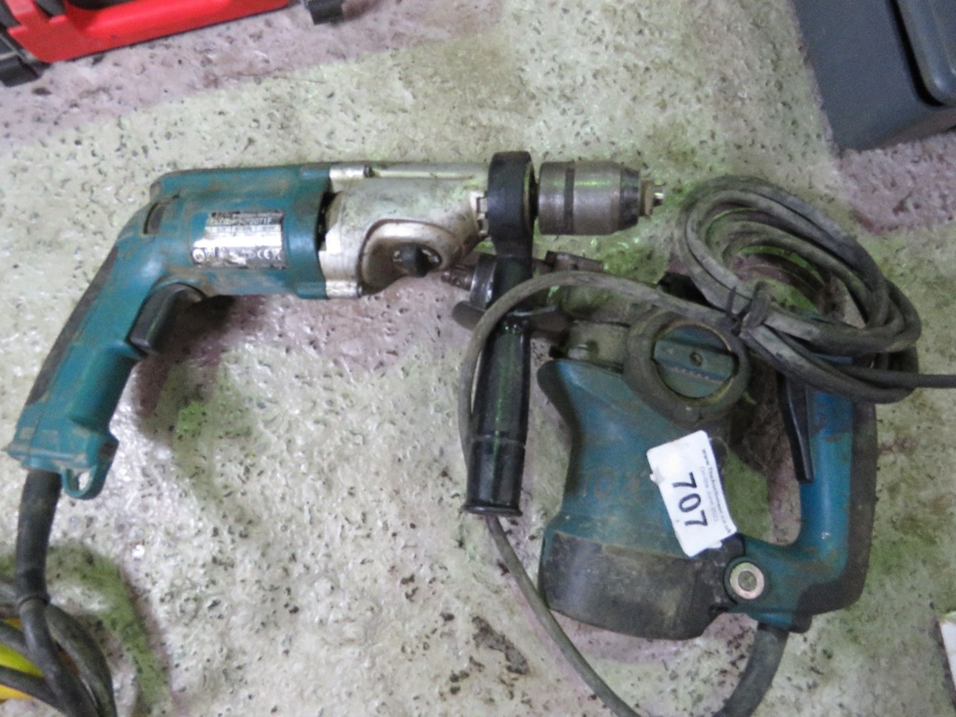 2 X MAKITA 110VOLT DRILLS.