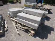 2 X PALLETS OF CONCRETE KERBS. THIS LOT IS SOLD UNDER THE AUCTIONEERS MARGIN SCHEME, THEREFORE NO VA