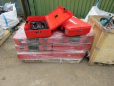 PALLET OF 14NO HILTI LARGE SIZED DRILL CASES.