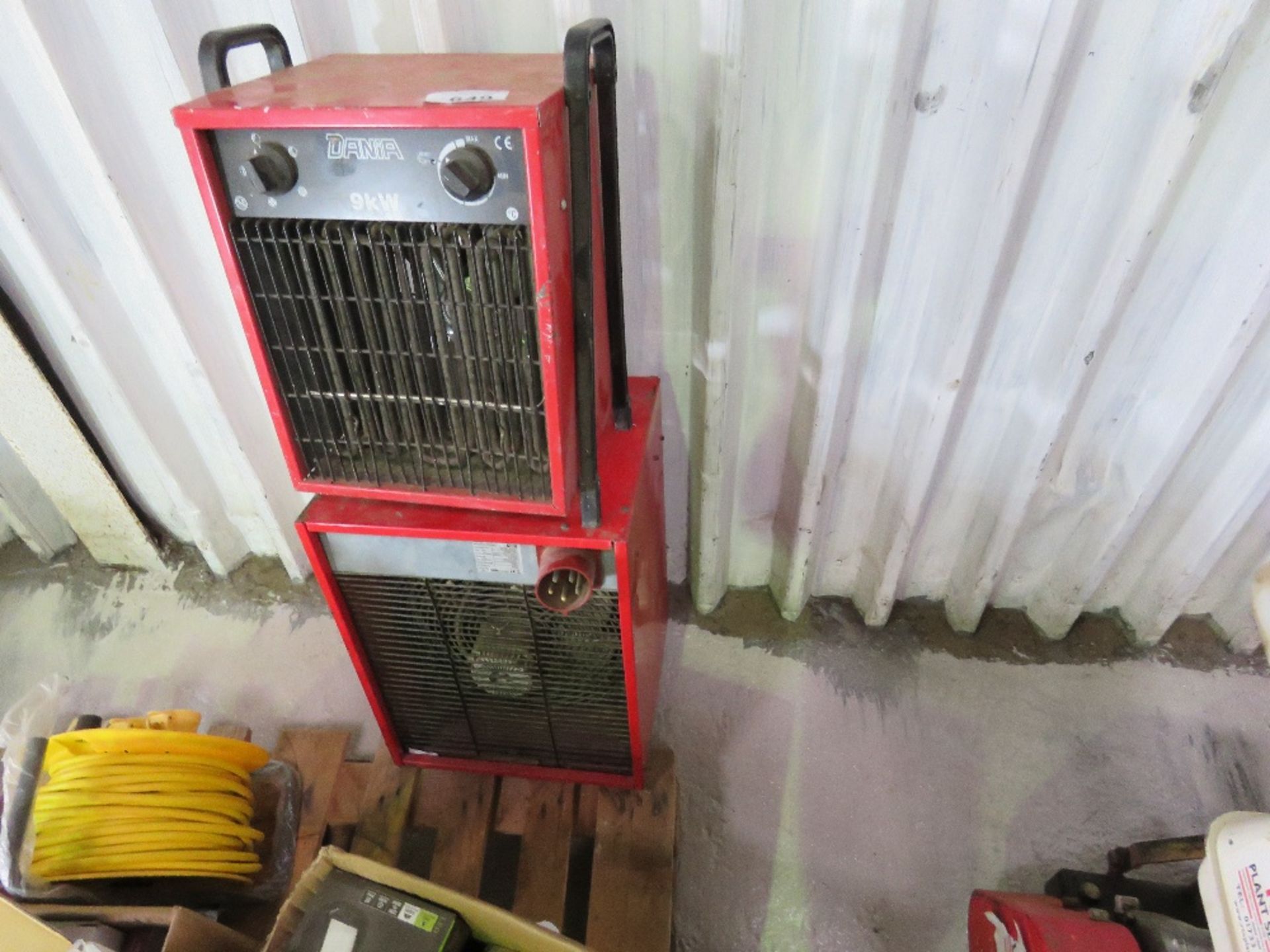 2 X 3PHASE POWERED HEATER UNITS. SOURCED FROM DEPOT CLOSURE.