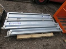 4 X INDESPENSION TRAILER SIDES 1.75M LENGTH APPROX PLUS A TAILBOARD 1.88M WIDE APPROX. THIS LOT IS S