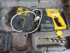 DEWALT 24VOLT BATTERY DRILL SET.