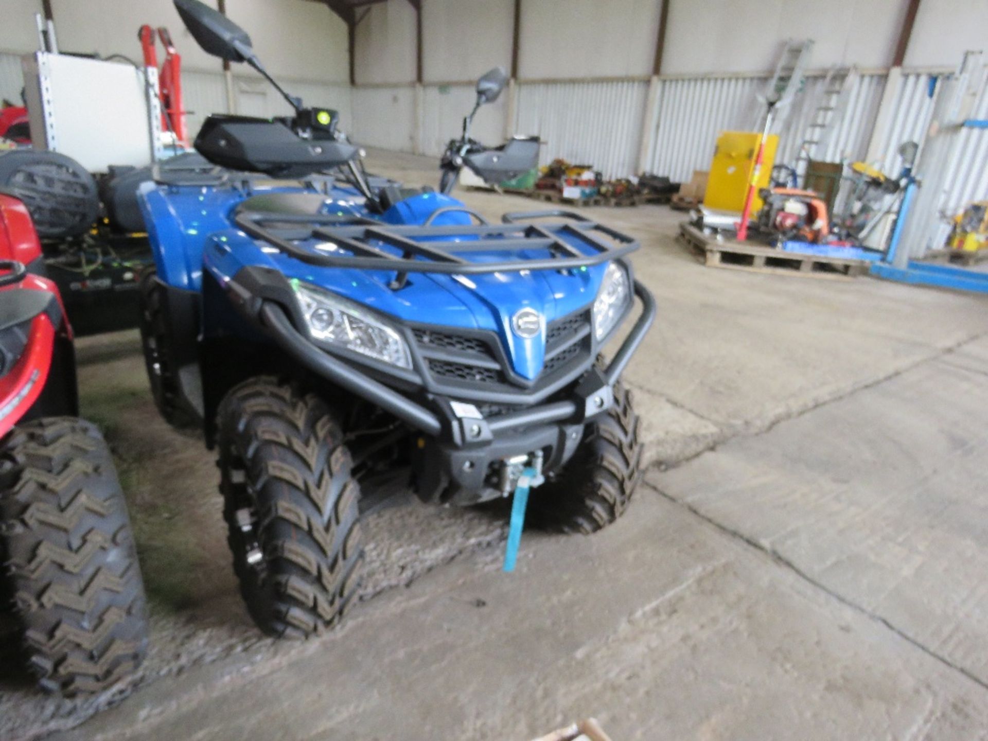 CFMOTO/QUADZILLA 450 4WD QUAD BIKE 4WD WITH WINCH. 7.8 REC MILES. WHEN TESTED WAS SEEN TO DRIVE, STE - Image 3 of 8