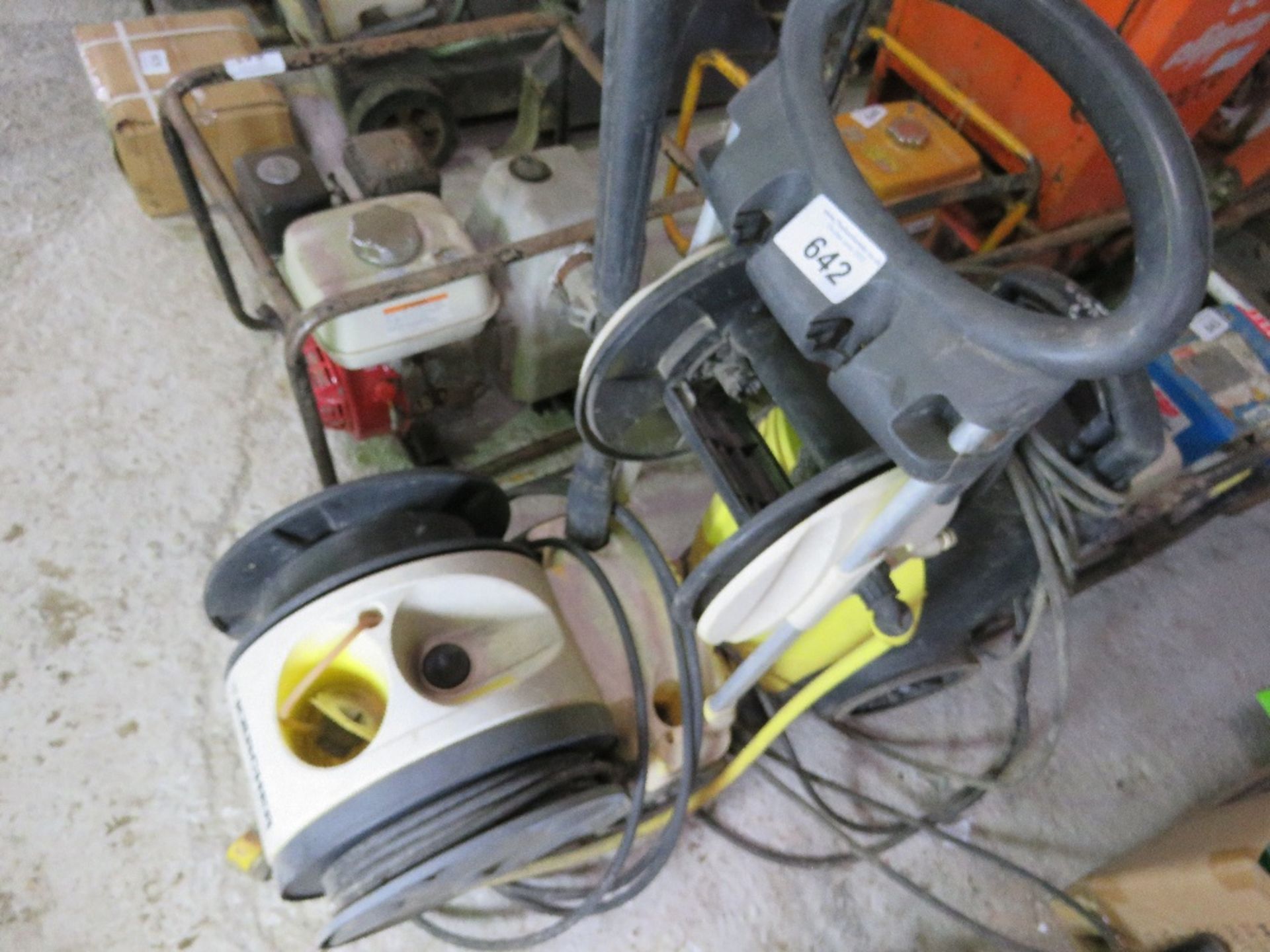 2 X KARCHER PRESSURE WASHERS. THIS LOT IS SOLD UNDER THE AUCTIONEERS MARGIN SCHEME, THEREFORE NO VAT - Image 2 of 3