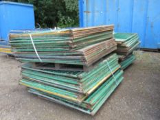 2 X BUNDLES OF ACROW SCAFFOLDING SAFETY MESH PANELS, 1.25M X 1.38M APPROX. THIS LOT IS SOLD UNDER T