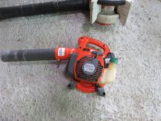 HUSQVARNA 125B PETROL ENGINED HAND HELD BLOWER. THIS LOT IS SOLD UNDER THE AUCTIONEERS MARGIN SCHEME