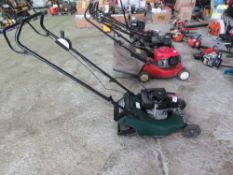 HAYTER HARRIER 41 PETROL ROLLER MOWER. THIS LOT IS SOLD UNDER THE AUCTIONEERS MARGIN SCHEME, THEREFO