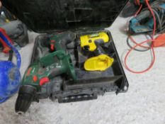 4 X BATTERY DRILL UNITS. THIS LOT IS SOLD UNDER THE AUCTIONEERS MARGIN SCHEME, THEREFORE NO VAT WILL
