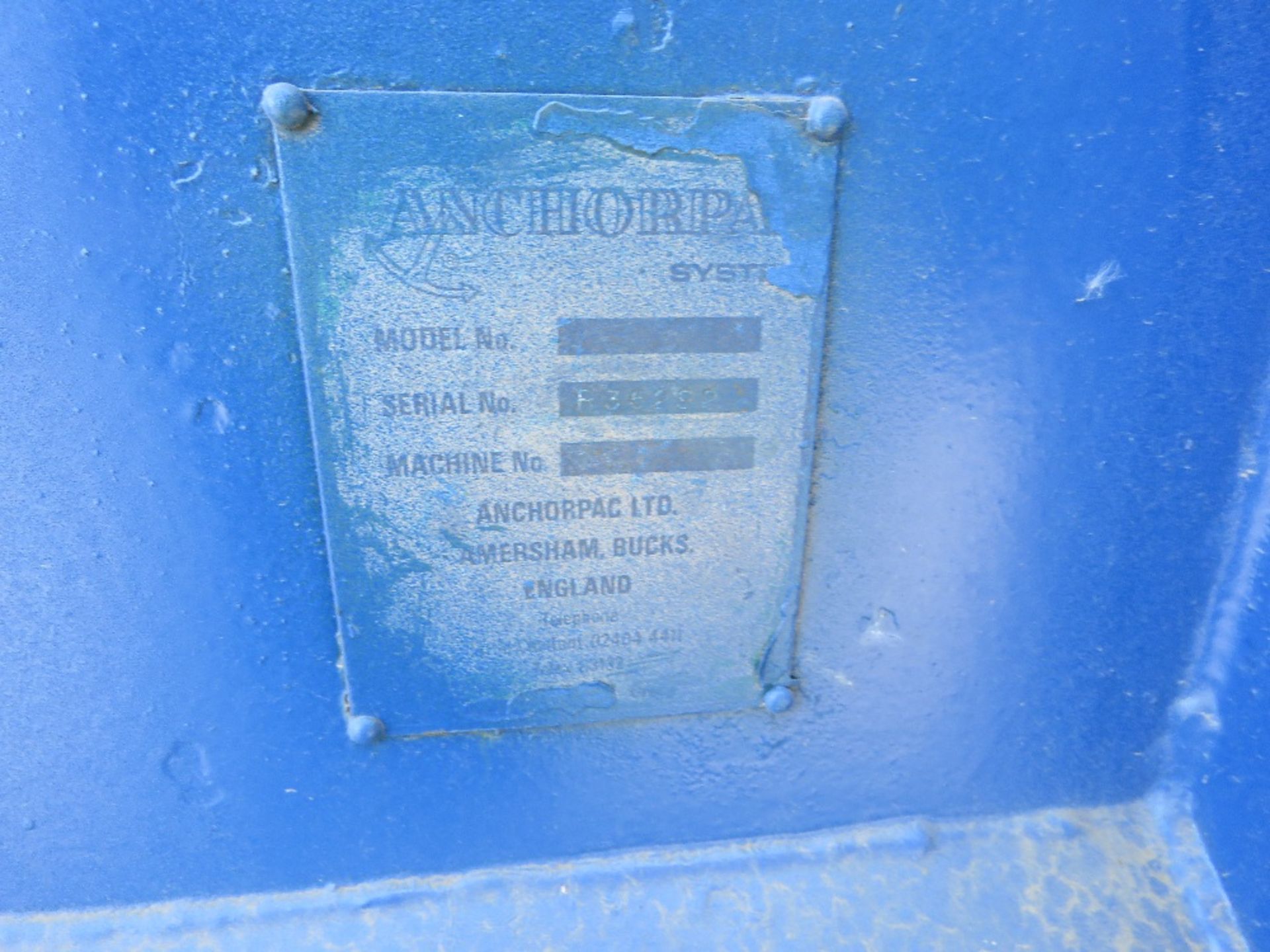 ANCHORPA SYSTEMS CHAINLIFT ENCLOSED COMPACTOR SKIP, 3PHASE POWERED. - Image 6 of 6