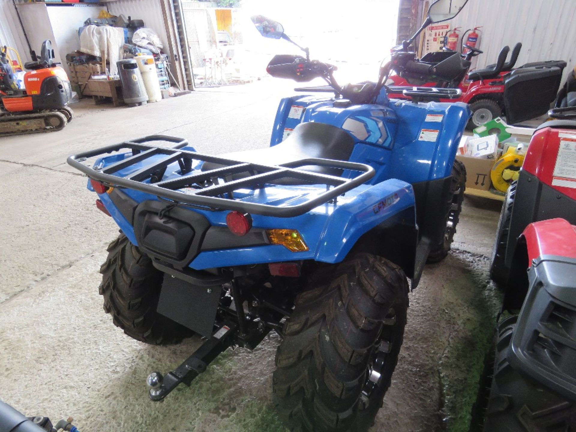 CFMOTO/QUADZILLA 450 4WD QUAD BIKE 4WD WITH WINCH. 7.8 REC MILES. WHEN TESTED WAS SEEN TO DRIVE, STE - Image 6 of 8