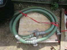 SUCTION HOSE. THIS LOT IS SOLD UNDER THE AUCTIONEERS MARGIN SCHEME, THEREFORE NO VAT WILL BE CHARGED