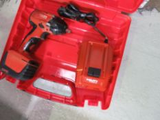 HILTI BATTERY POWERED NUT GUN SET.