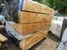 2 X PACKS OF TIMBER FENCING SLATS 70MM AND 45MM WIDTH @ 1.8M LENGTH APPROX.