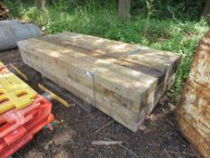 PACK OF 6" X 4" TIMBER @ 2.4M LENGTH APPROX. THIS LOT IS SOLD UNDER THE AUCTIONEERS MARGIN SCHEME, T