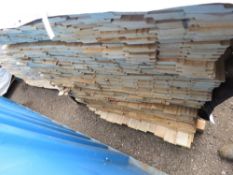 EXTRA LARGE PACK OF SHIPLAP TIMBER FENCING BOARDS: 95MM WIDTH @ 1.73 METRES LENGTH APPROX.