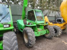 MERLO P27.7 TELESCOPIC HANDLER, YEAR 1995, 7182 REC HOURS. WITH FORKS.