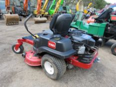 TORO TIMECUTTER ZS5000 ZERO TURN RIDE ON MOWER, 209.6 REC HOURS, YEAR 2013 BUILD. WHEN TESTED WAS SE