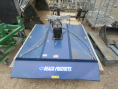 BECO 400 4FT TRACTOR MOUNTED TOPPER MOWER. YEAR 2019 BUILD.