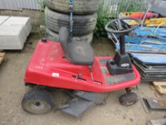 RIDE ON MOWER, 12HP,UNTESTED, CONDITION UNKNOWN THIS LOT IS SOLD UNDER THE AUCTIONEERS MARGIN SCHEME