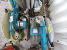 2 X MAKITA 110VOLT METAL CUTTING SAWS.