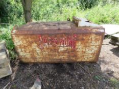 BUNDED METAL DIESEL TANK. THIS LOT IS SOLD UNDER THE AUCTIONEERS MARGIN SCHEME, THEREFORE NO VAT WIL