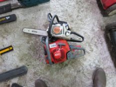 2 X CHAINSAWS: STIHL MS181 PLUS A GKZ POWER HEAD. THIS LOT IS SOLD UNDER THE AUCTIONEERS MARGIN SCHE