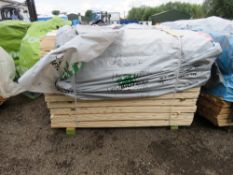 EXTRA LARGE PACK OF UNTREATED HIT AND MISS FENCING TIMBER BOARDS 95MM WIDTH X 1.75M LENGTH APPROX.