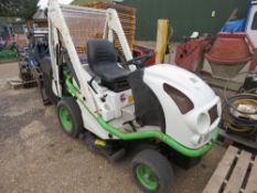 ETESIA HYDRO 100D RIDE ON DIESEL ENGINED MOWER WITH HIGH TIP COLLECTOR. YEAR 2007 BUILD. 614 REC HOU