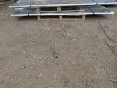PACK OF 50NO CORRUGATED 8FT LENGTH ROOF SHEETS, GALVANISED. 0.83M WIDTH APPROX.