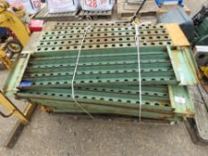 PALLET CONTAINING ASSORTED METAL GRATE/GRILLE AND STAIR SECTIONS.