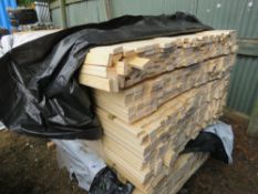 PACK OF VENETIAN TIMBER SLATS 1.94M LENGTH X 40MM WIDTH APPROX.