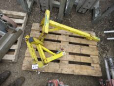 2 X MATERIAL HOIST CRANE JIB ATTACHMENTS, POSSIBLY GENIE??