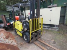 YALE GAS POWERED FORKLIFT, 1.5TONNE RATED. STARTER TURNING BUT NOT ENGAGING, THEREFORE WE HAVE BEEN