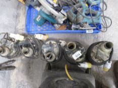 5 X 110VOLT SUBMERSIBLE WATER PUMPS.